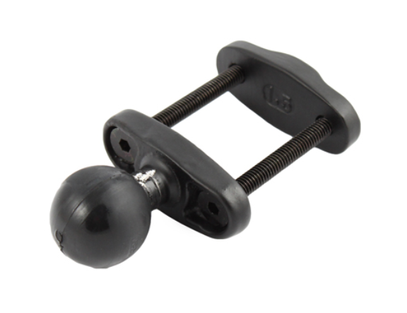 Base pour tube rectangle + rotule dia 1.5"ram