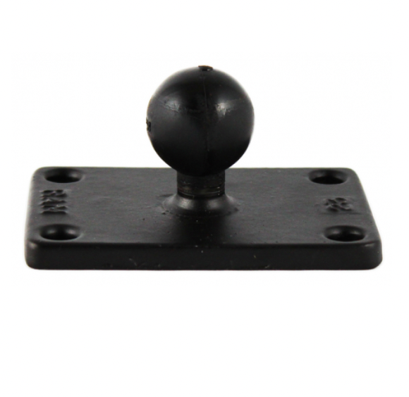 Base rectangle 5 x 8 cm + rotule diam 1"