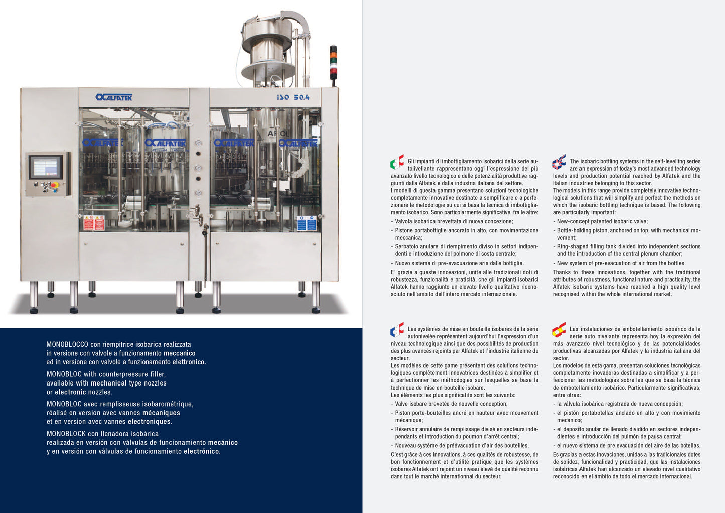 REMPLISSEUSE ISOBARE WHP/WHPE